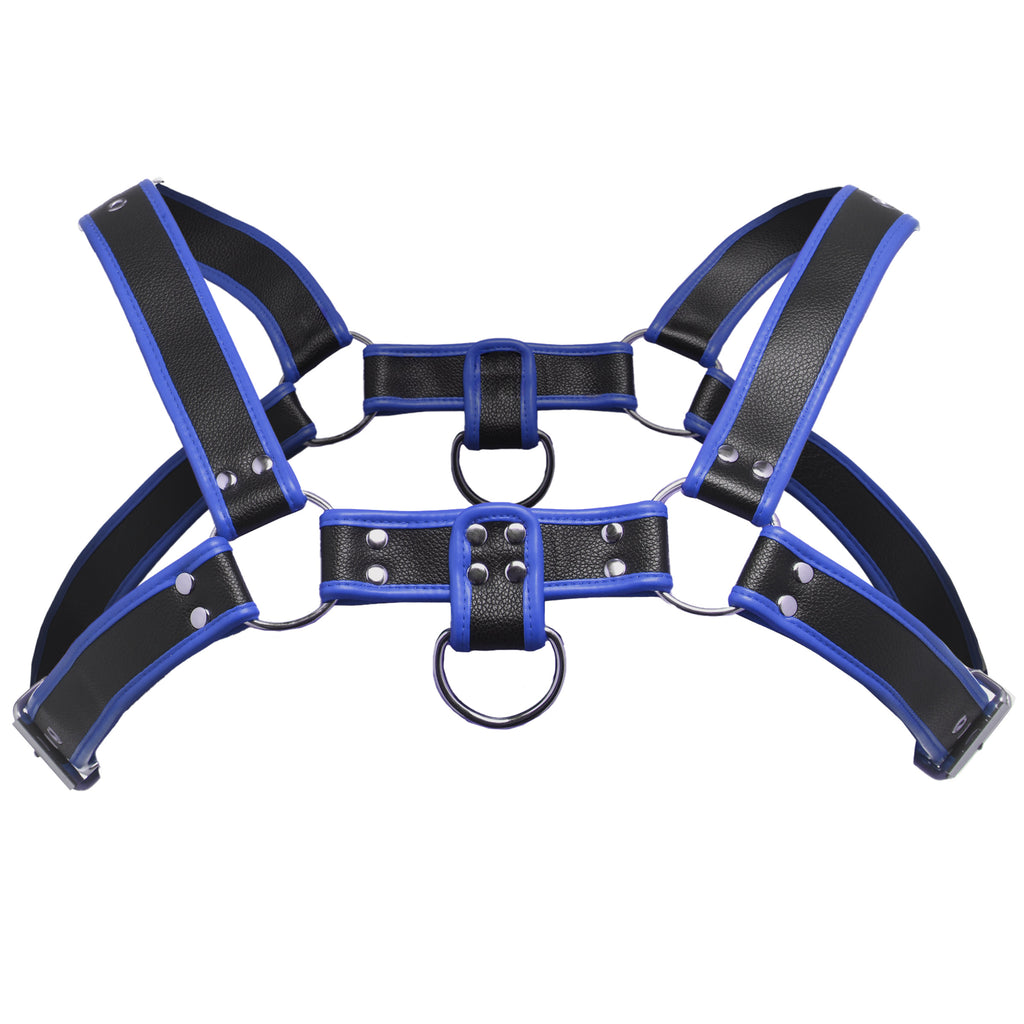 Master Series Bulldog Harness - Red Blue