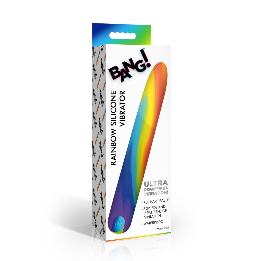 Bang! Rainbow Silicone Vibrator Multi