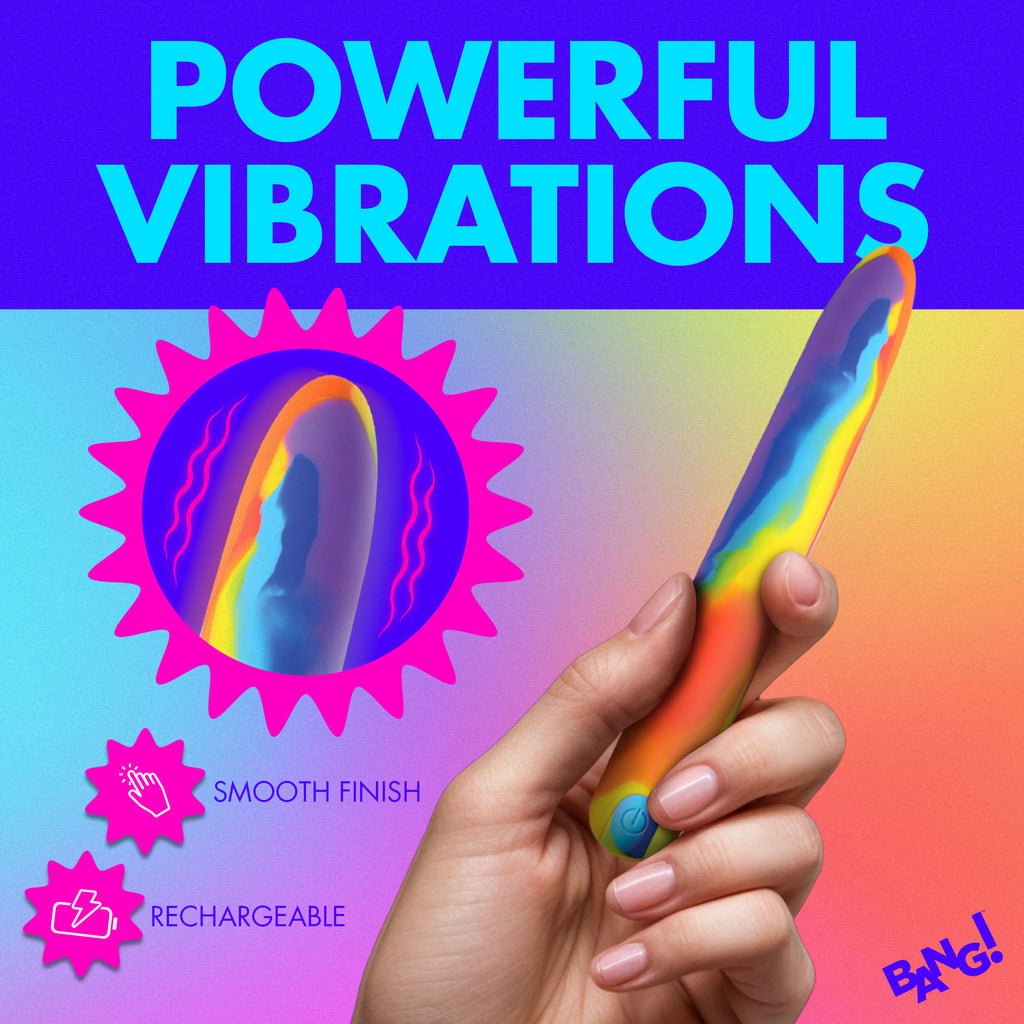 Bang! Rainbow Silicone Vibrator Multi