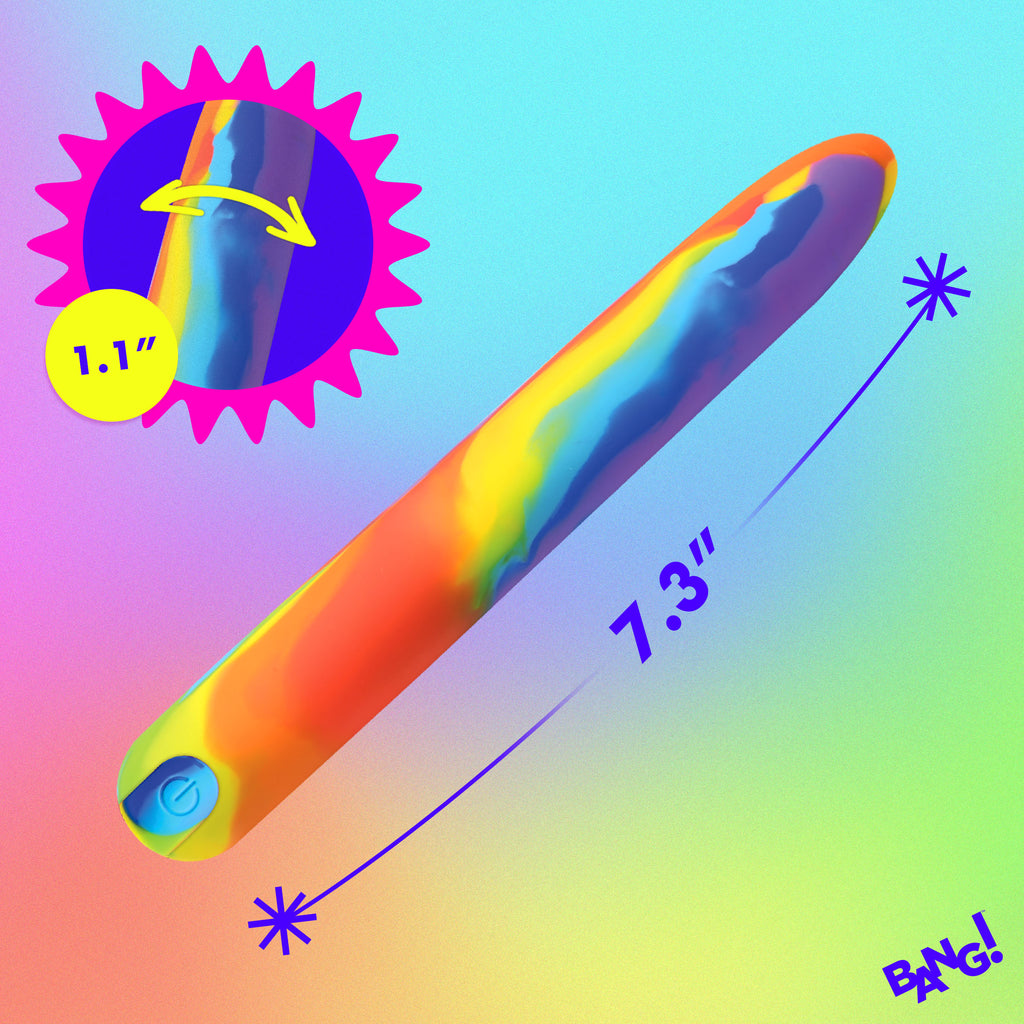 Bang! Rainbow Silicone Vibrator Multi