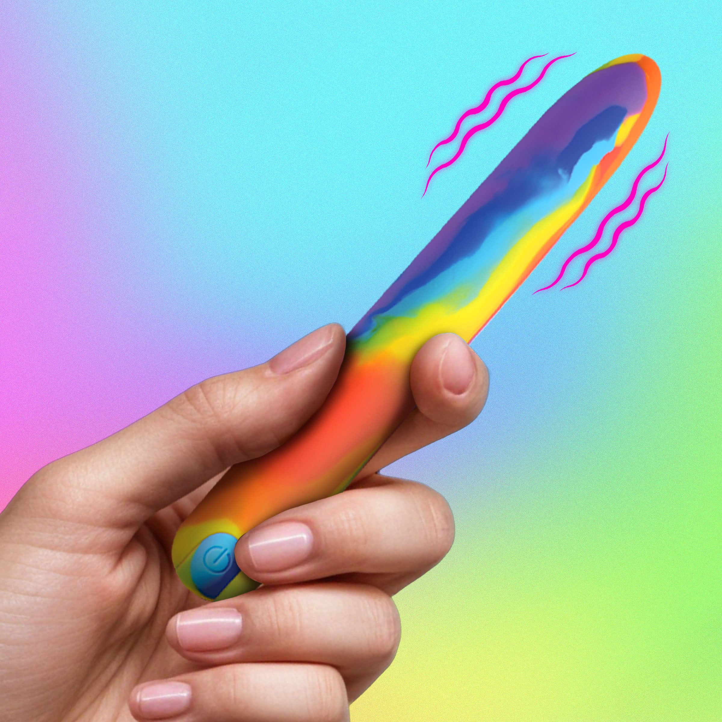 Bang! Rainbow Silicone Vibrator Multi