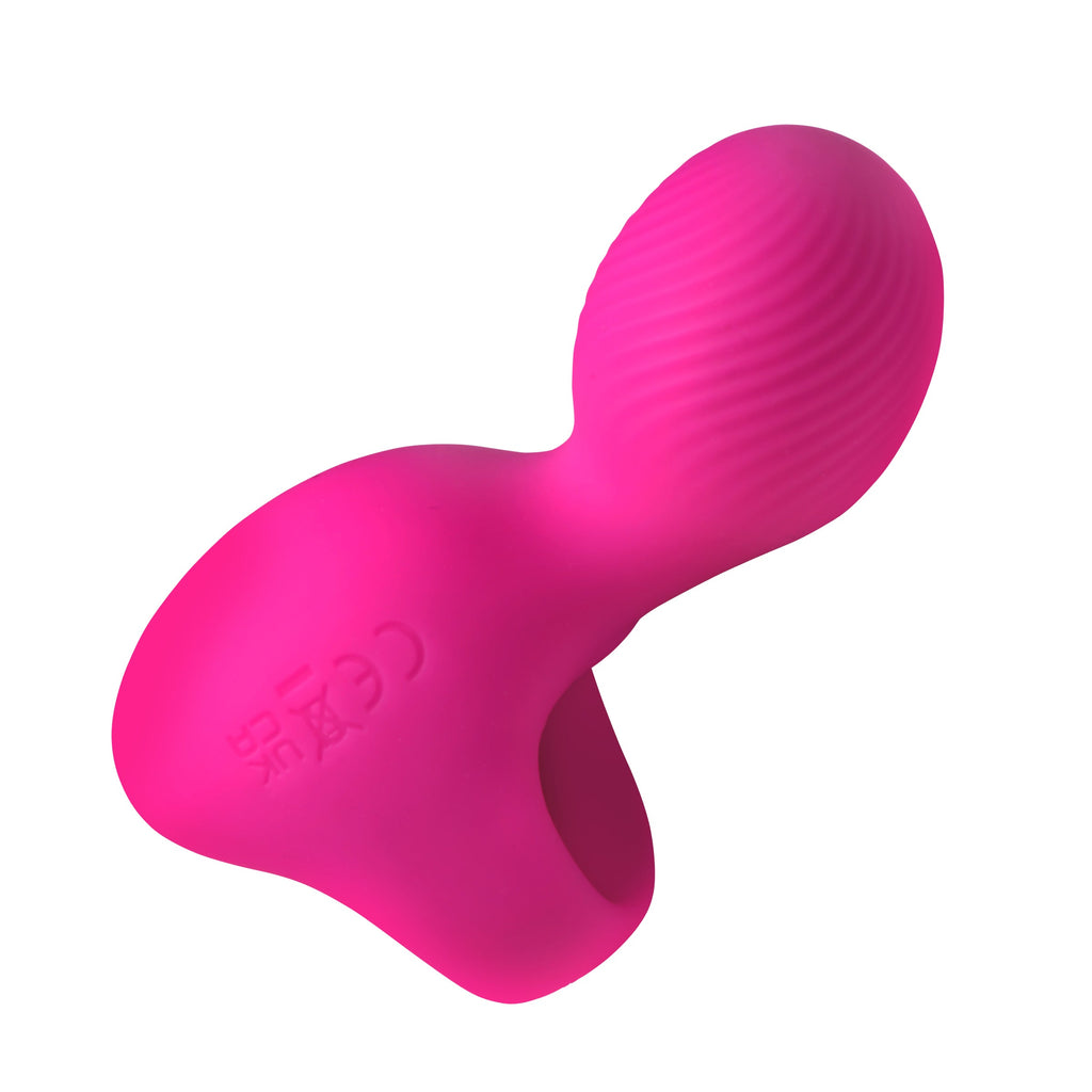 Bang! Silicone Finger Vibrator - Pink Pink
