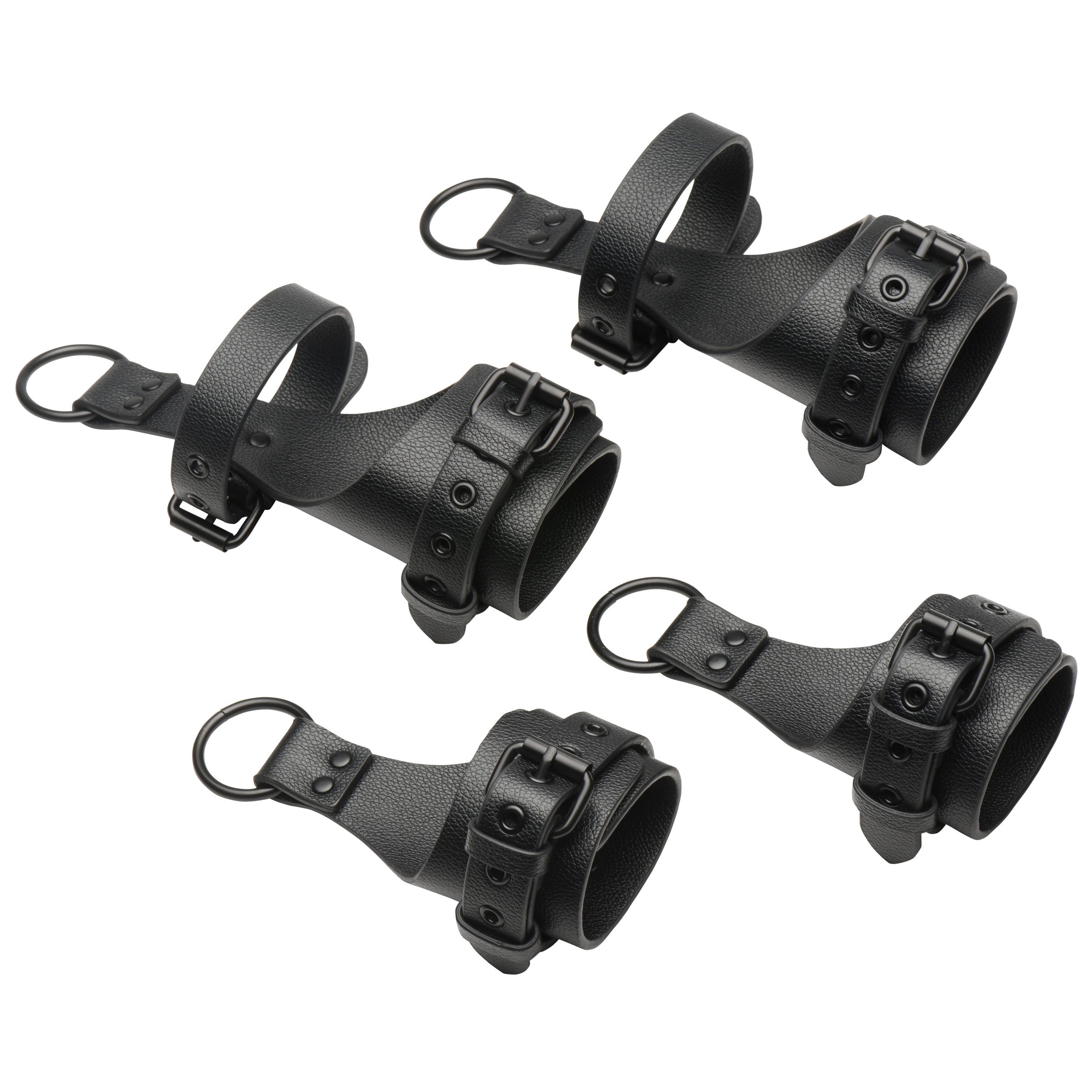 Master Series All Access Bed Restraint Kit Black