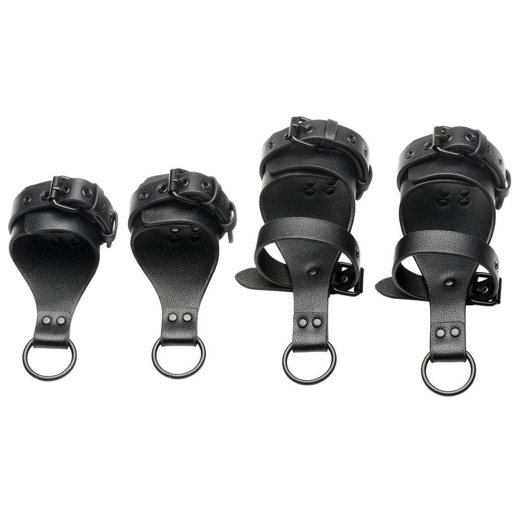 Master Series All Access Bed Restraint Kit Black