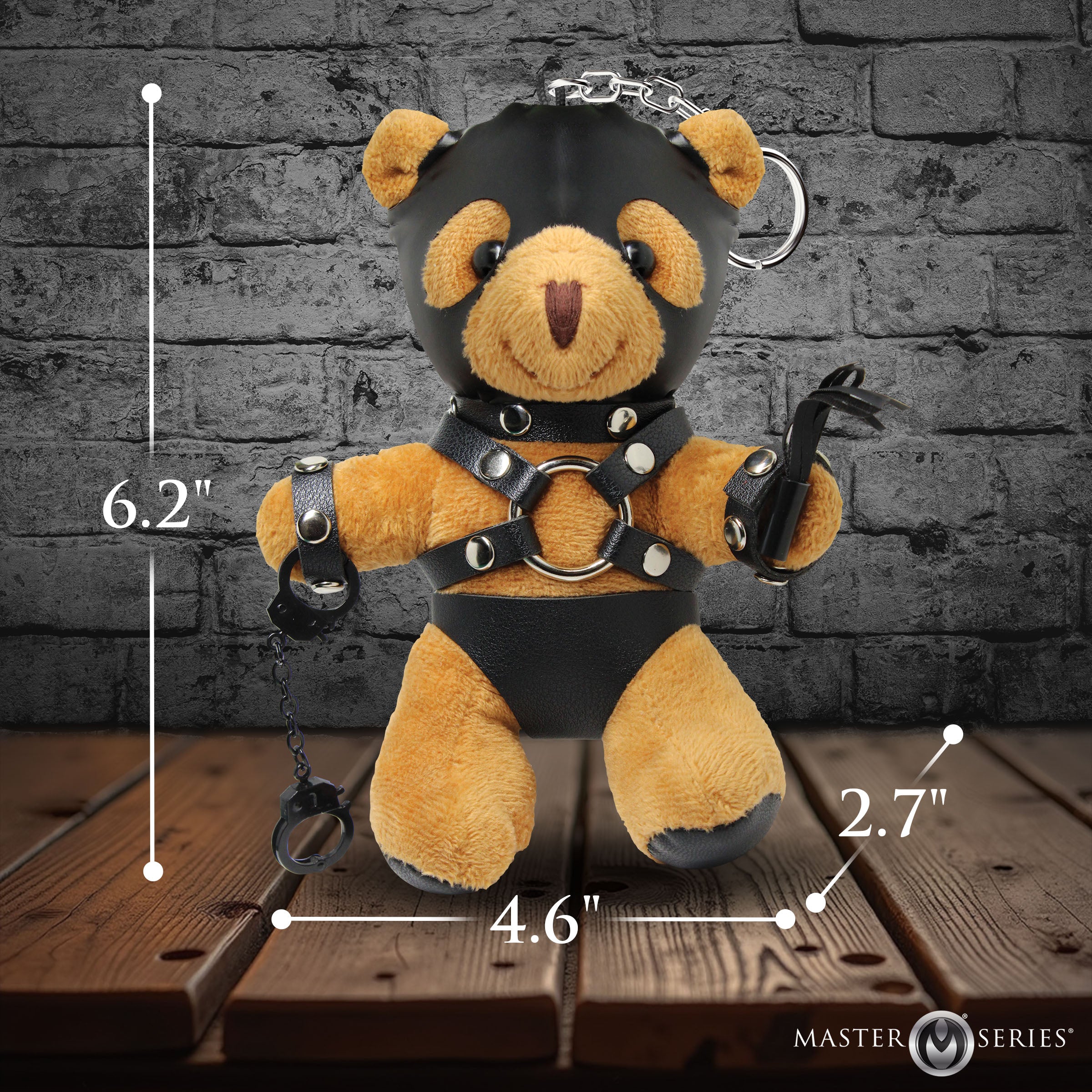 Master Series Master Bear Keychain Black