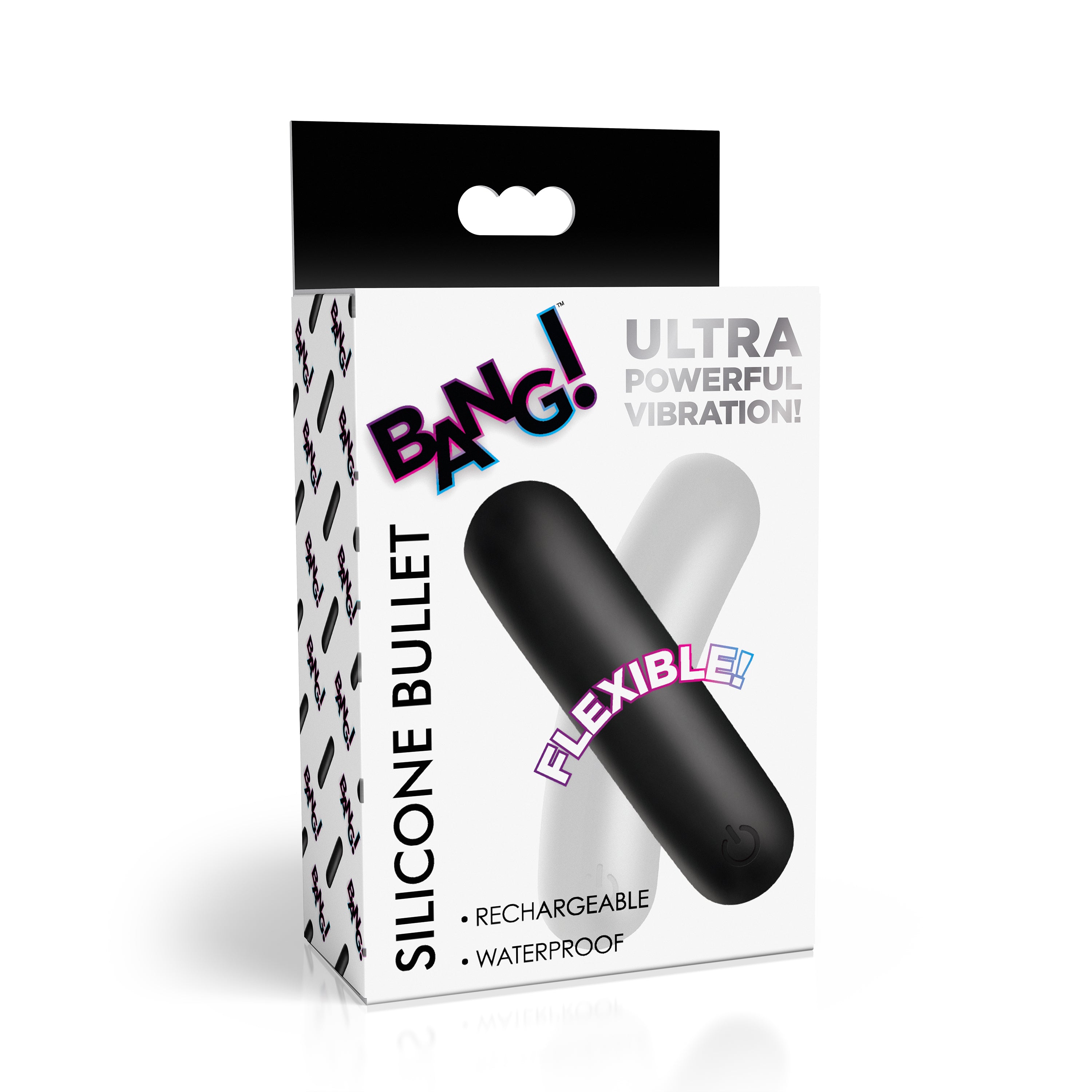 Bang! Flexible Silicone Bullet - Blue Black