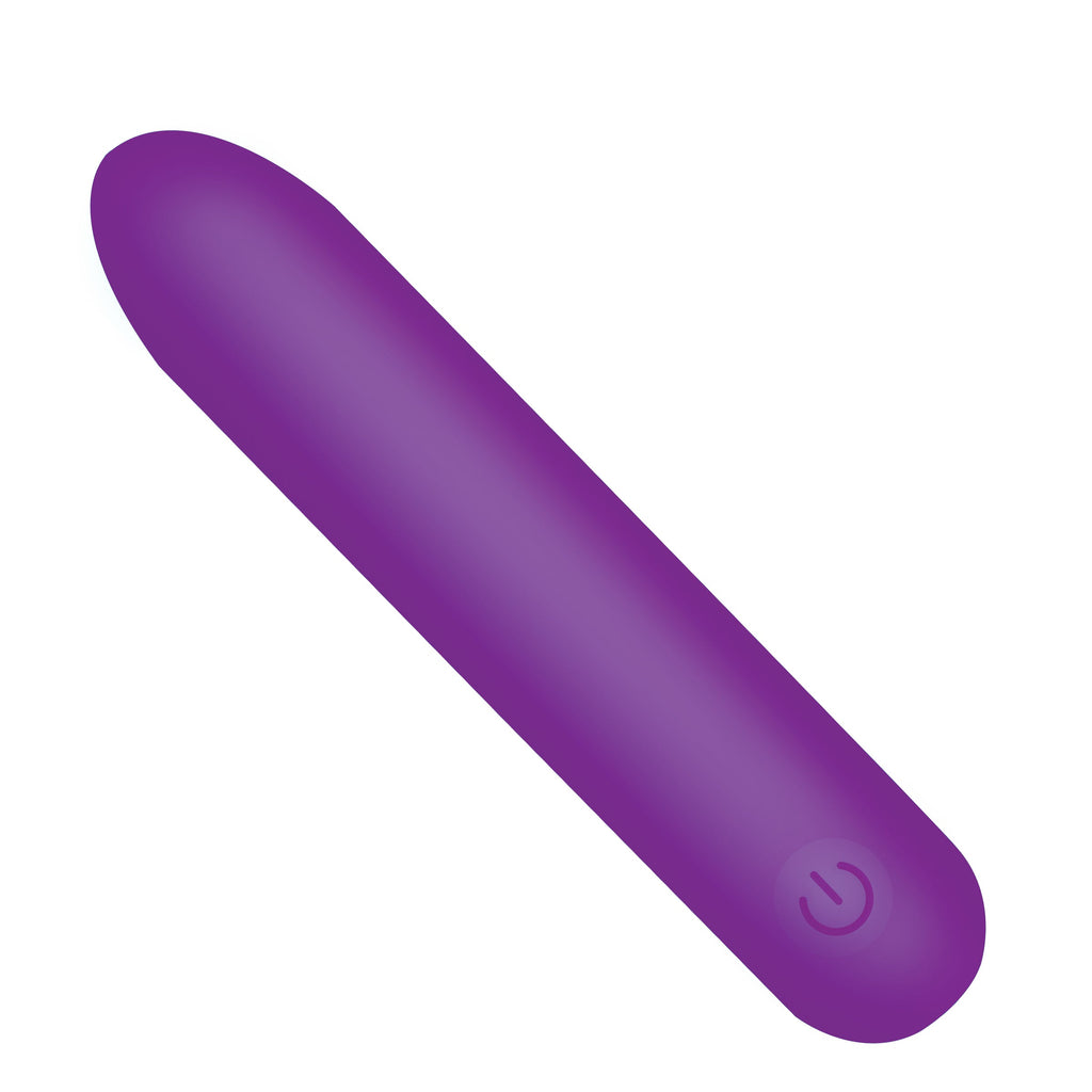 Bang! Tapered Flexible Silicone Bullet - Pink Purple