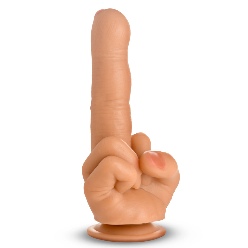 Master Series The Finger Silicone Dildo Flesh