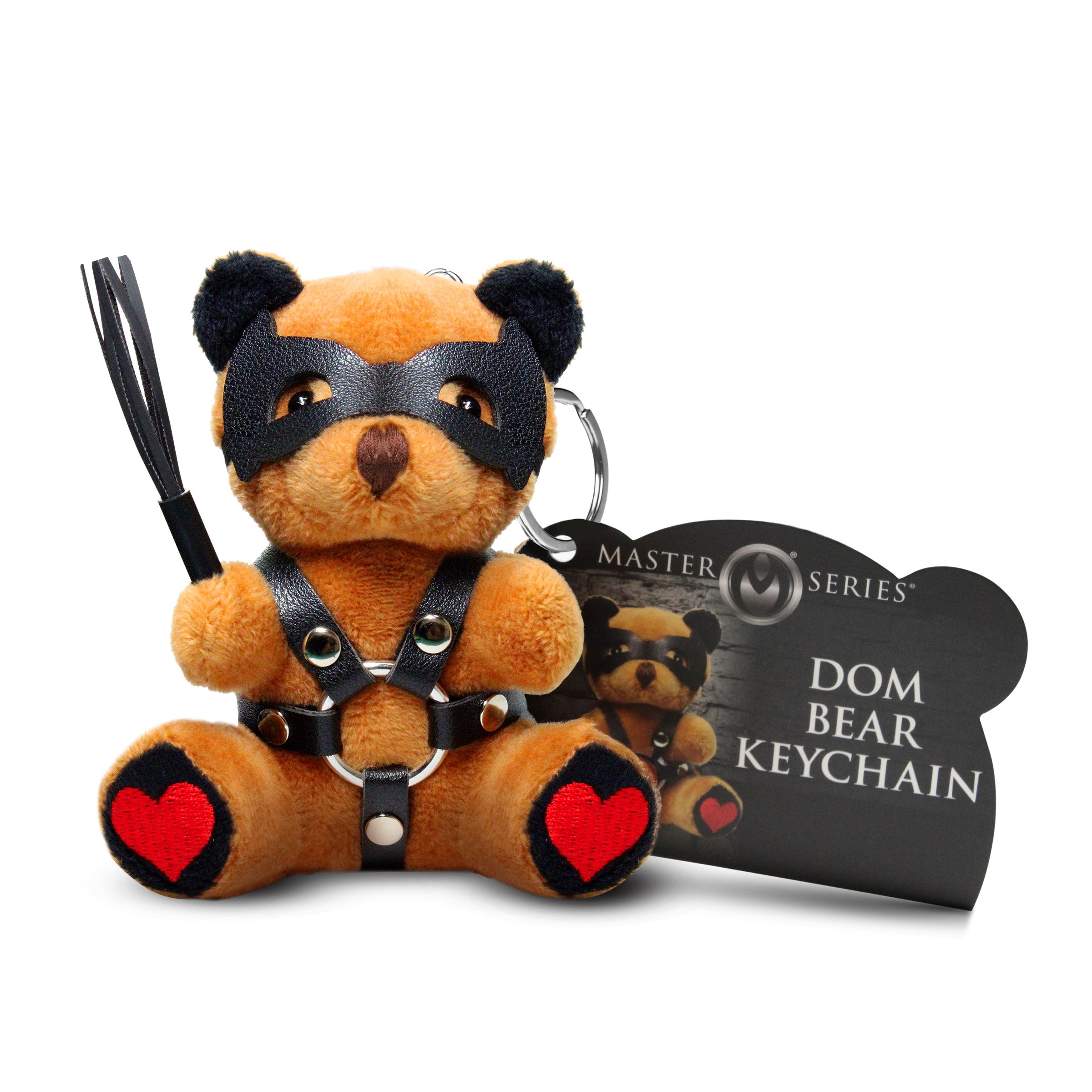 Master Series Dom Bear Keychain Brown