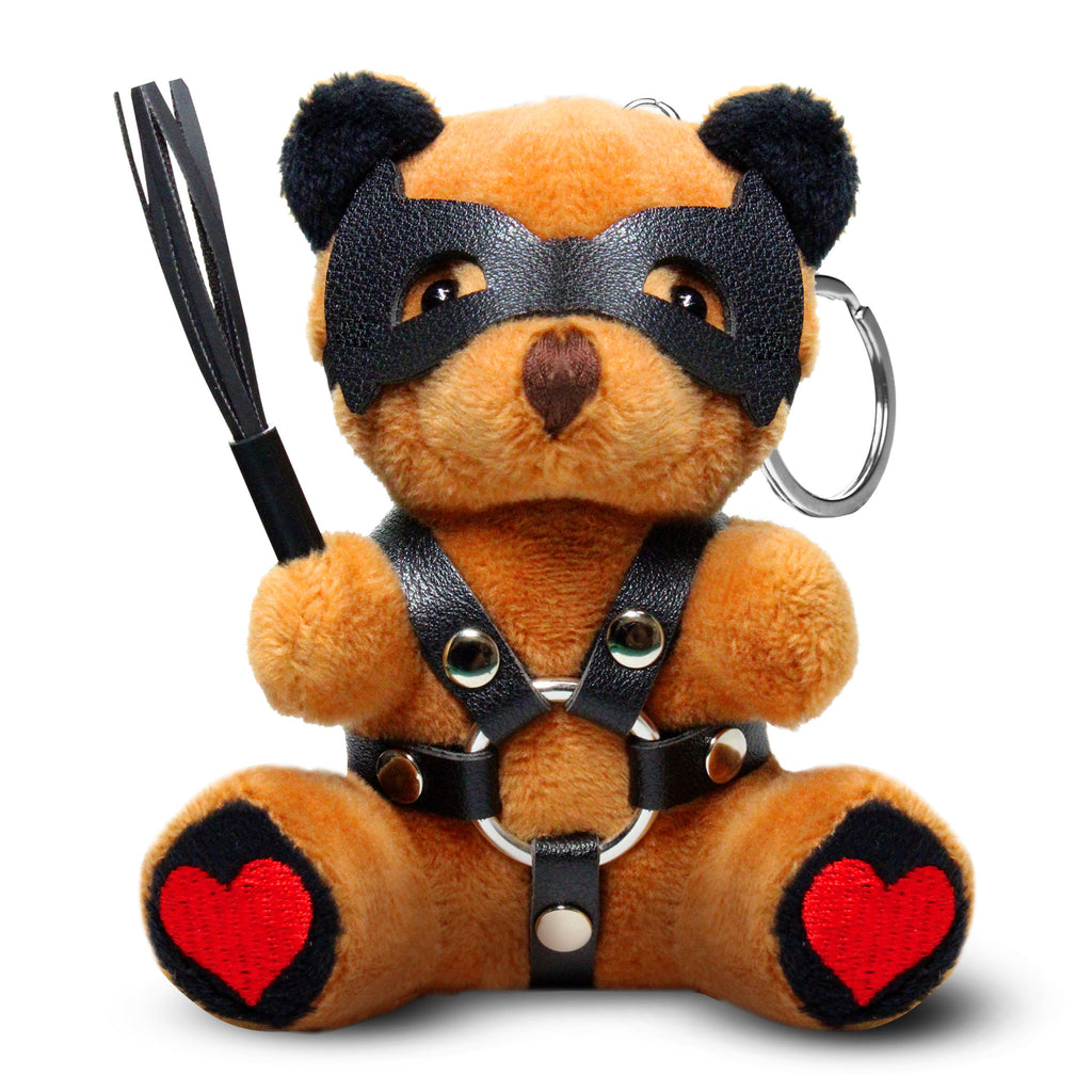 Master Series Dom Bear Keychain Brown