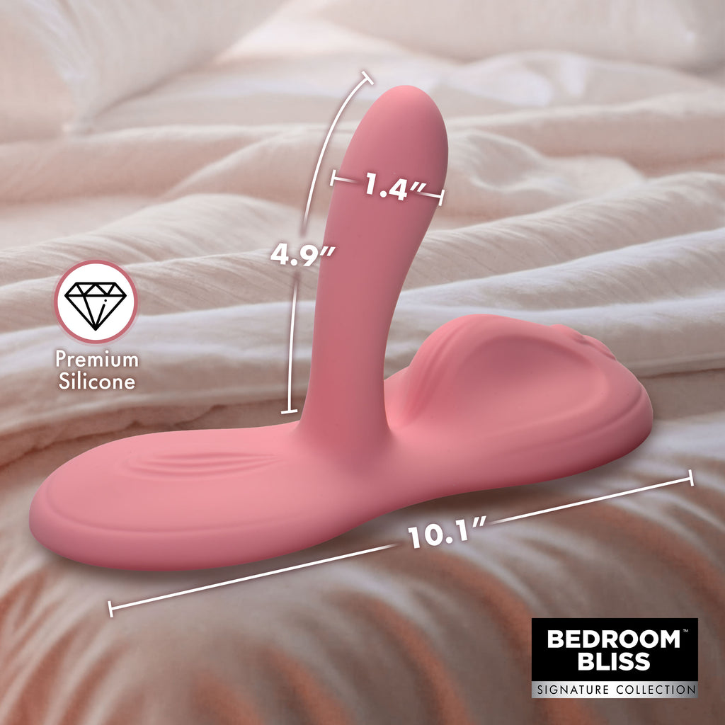 Bedroom Bliss Signature Collection Lover's Grinder Vibrating Silicone Grinder Pink