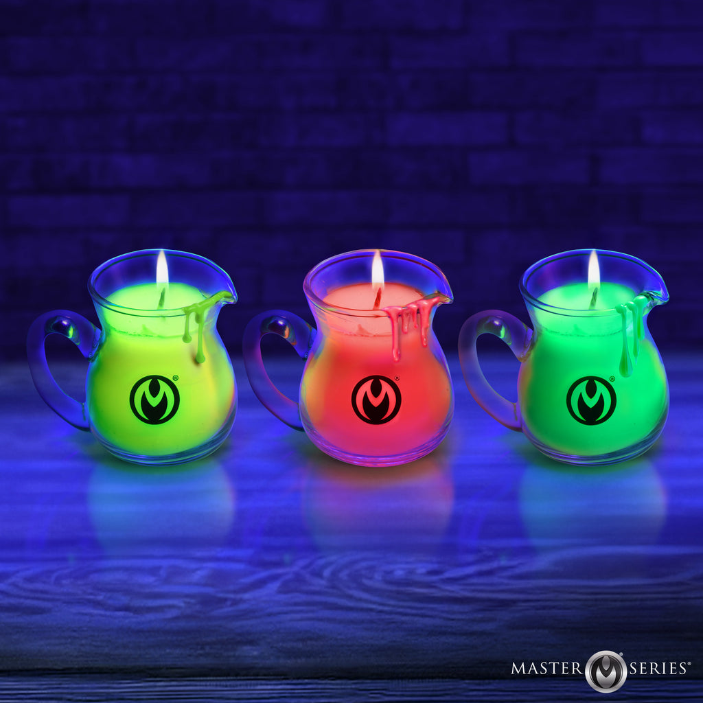 Master Series Blacklight Wax Play Pitchers Multi