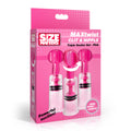 Size Matters MAXtwist Clit & Nipple Triple Sucker Set - Pink Pink
