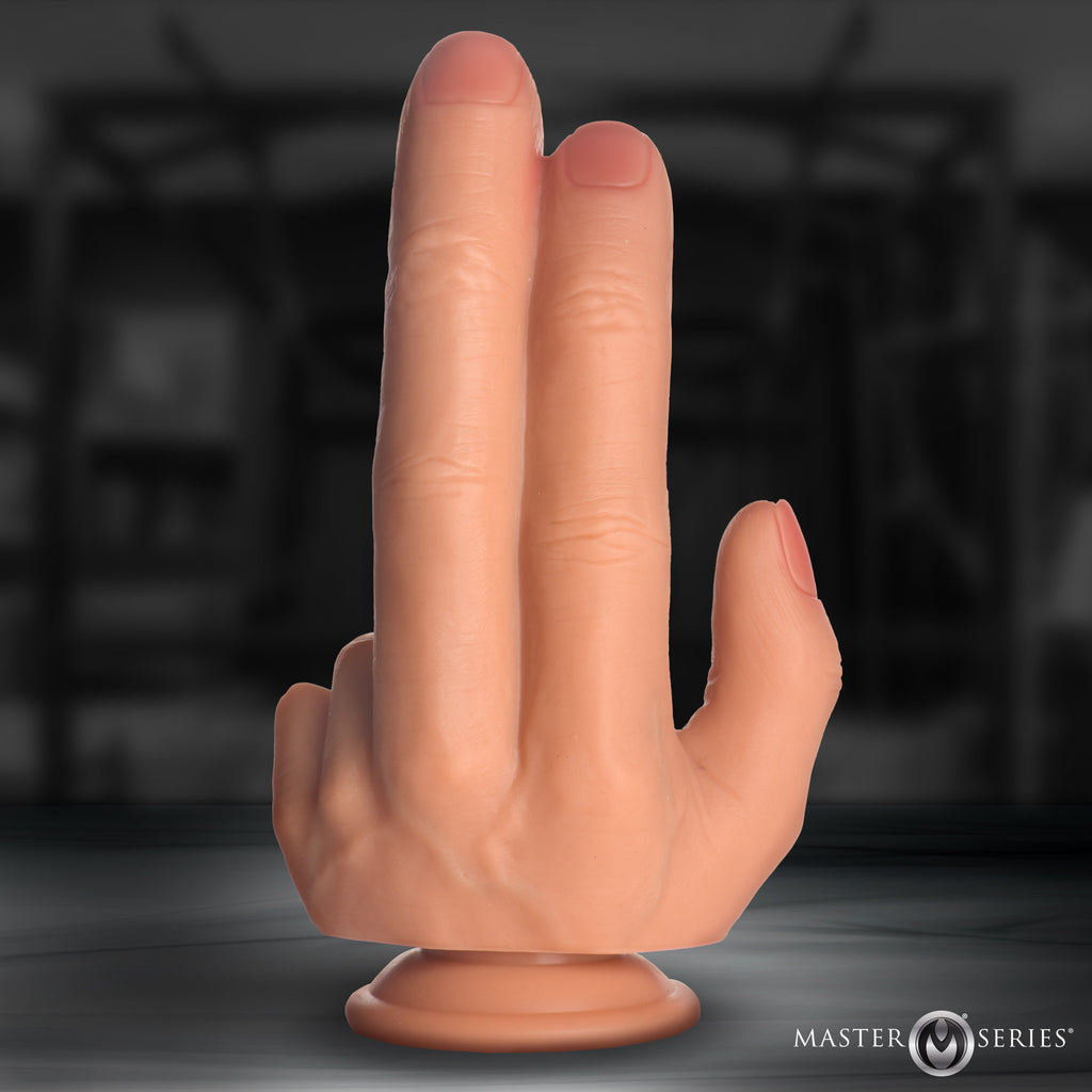 Master Series The Shocker Silicone Dildo Flesh