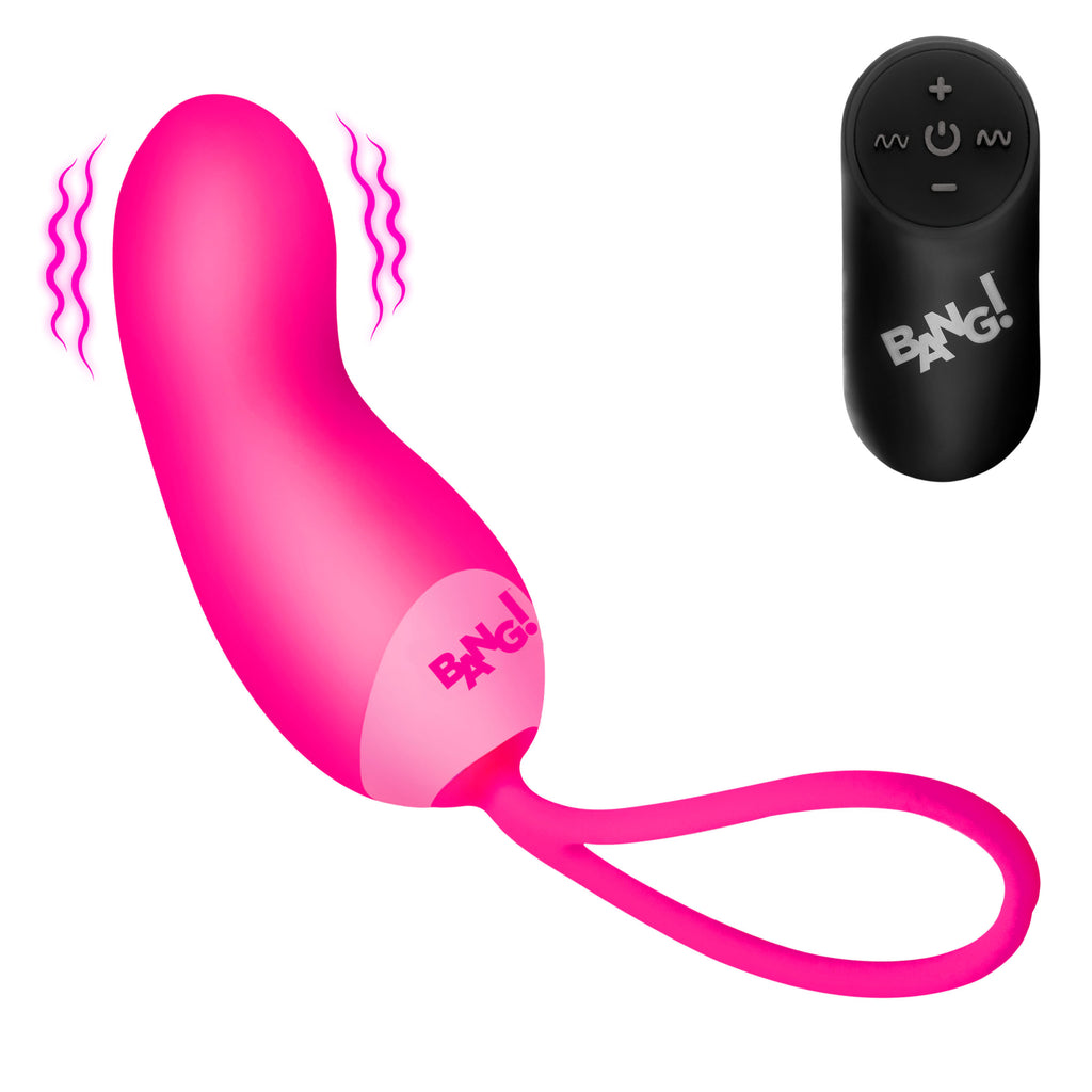 Bang! Silicone Mini Vibe w/ Remote - Pink Pink