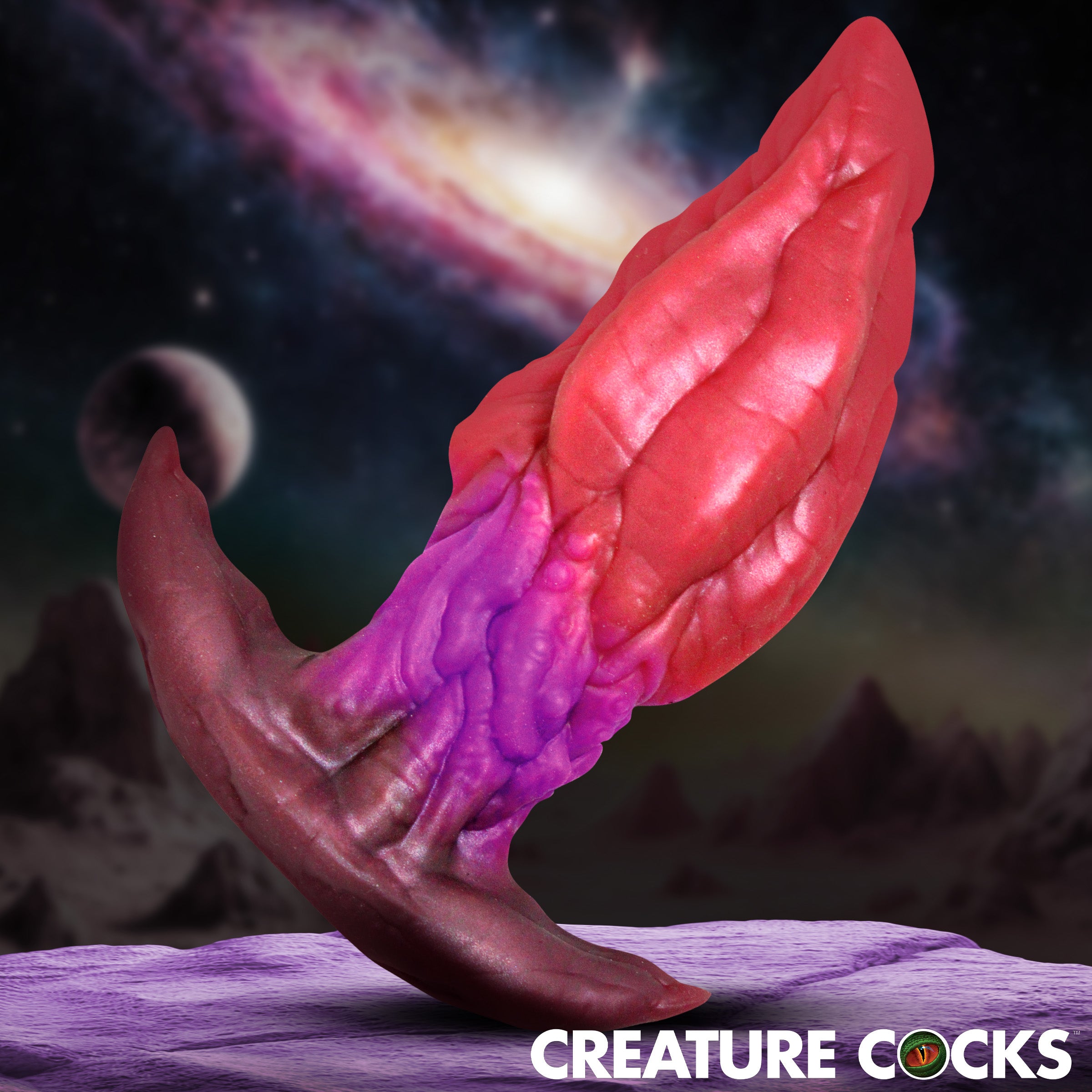 Creature Cocks Crawler Silicone Butt Plug - Medium Multi / Large