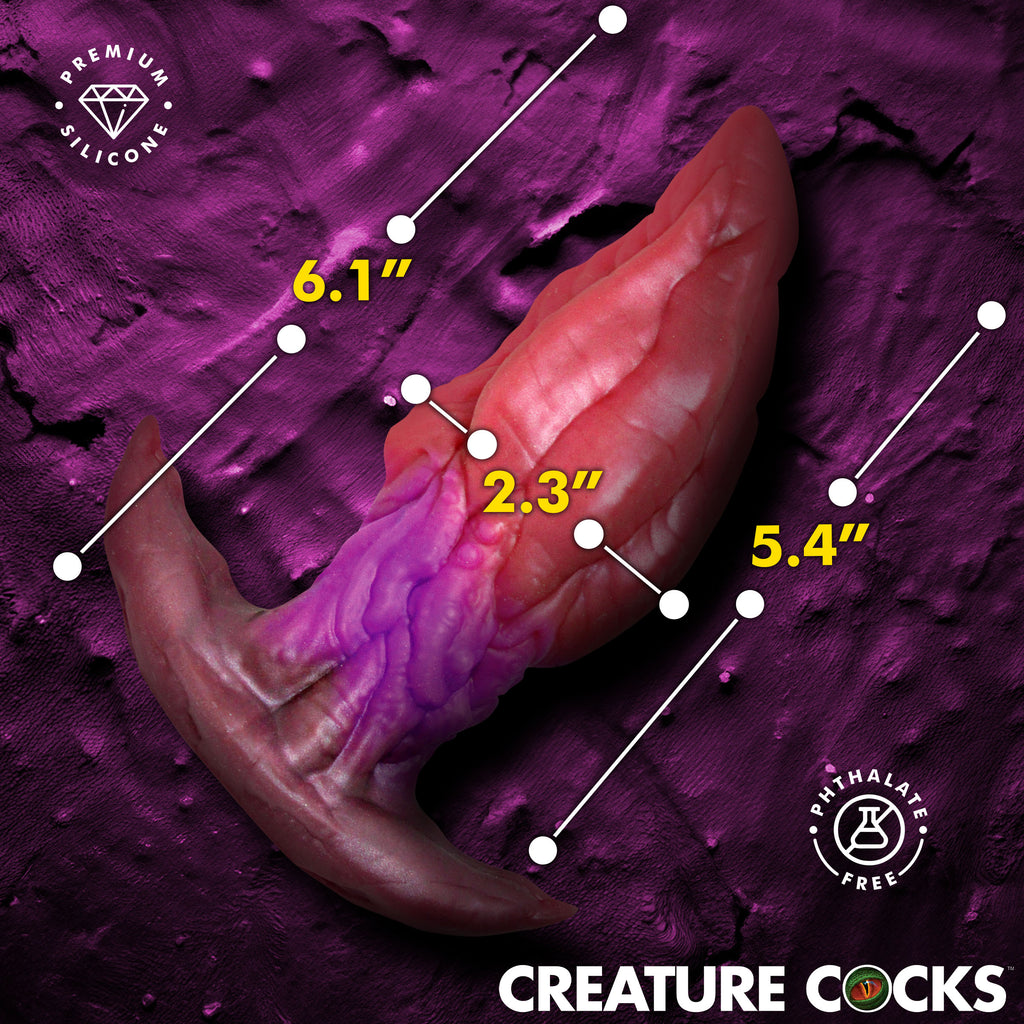 Creature Cocks Crawler Silicone Butt Plug - Medium Multi / Large