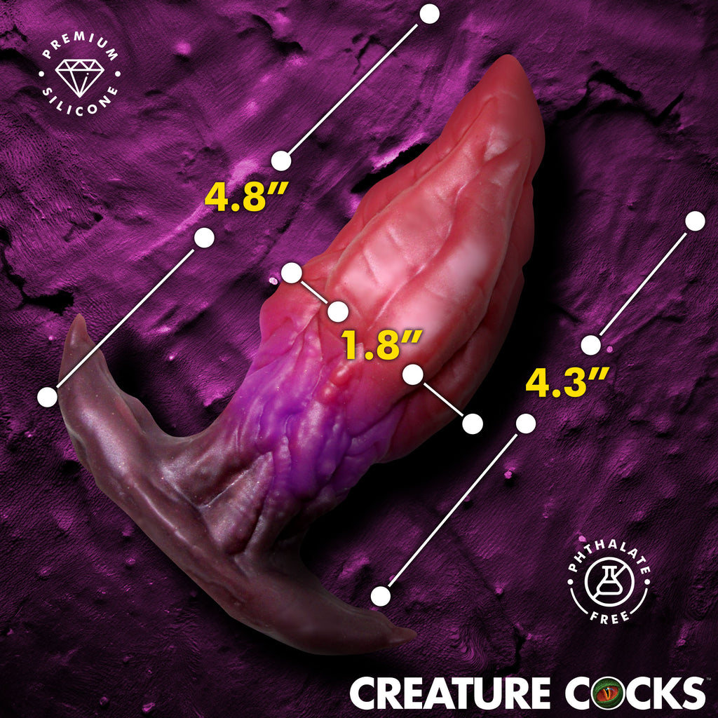 Creature Cocks Crawler Silicone Butt Plug - Medium Multi / Medium
