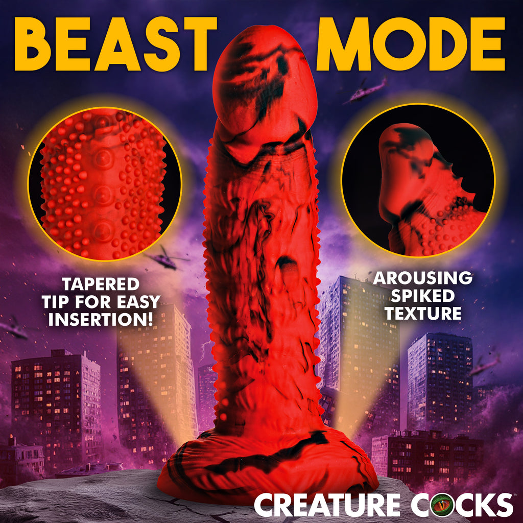 Creature Cocks Gojira Silicone Dildo Red
