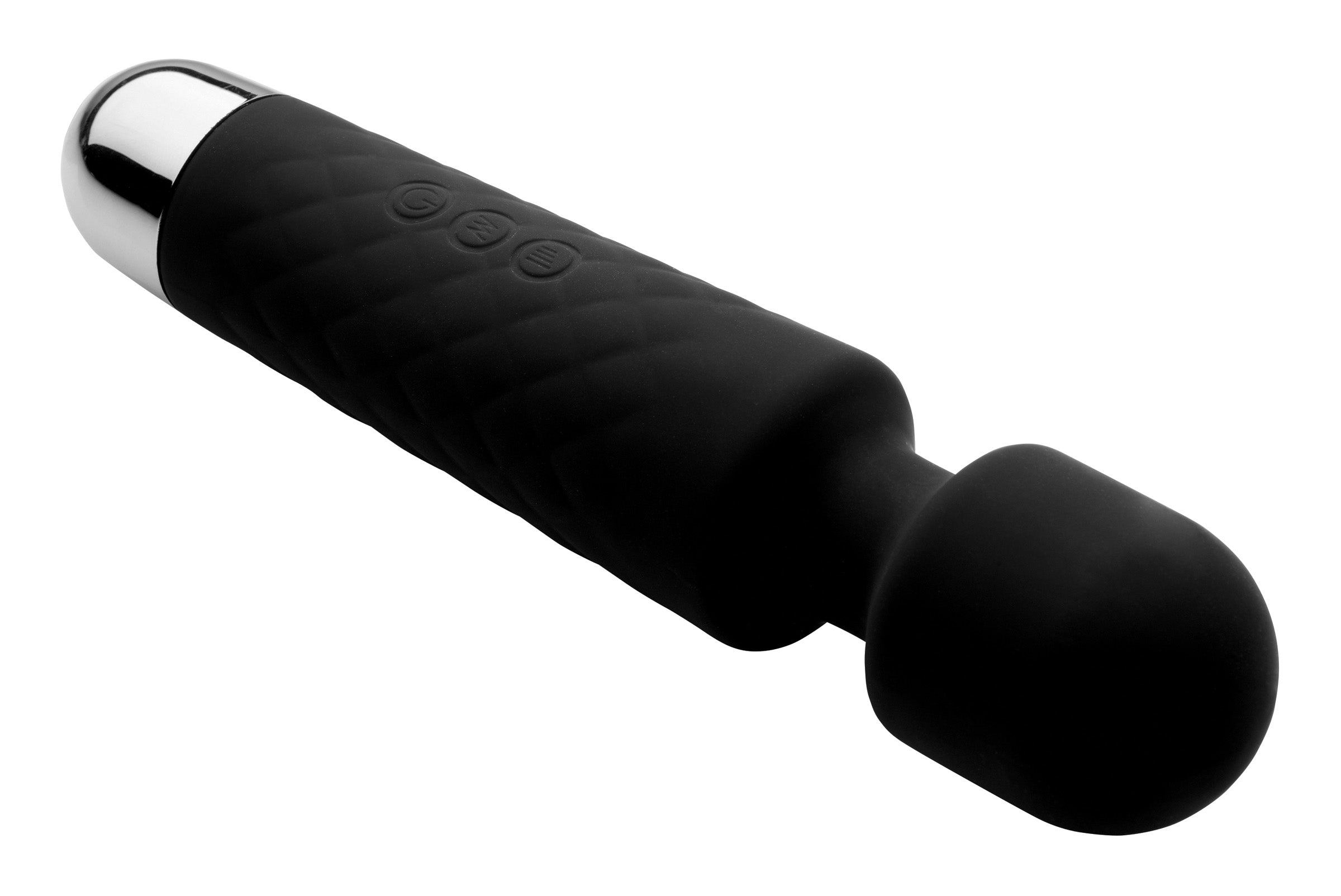 Wand Essentials 18X Luxury Silicone Travel Wand Black