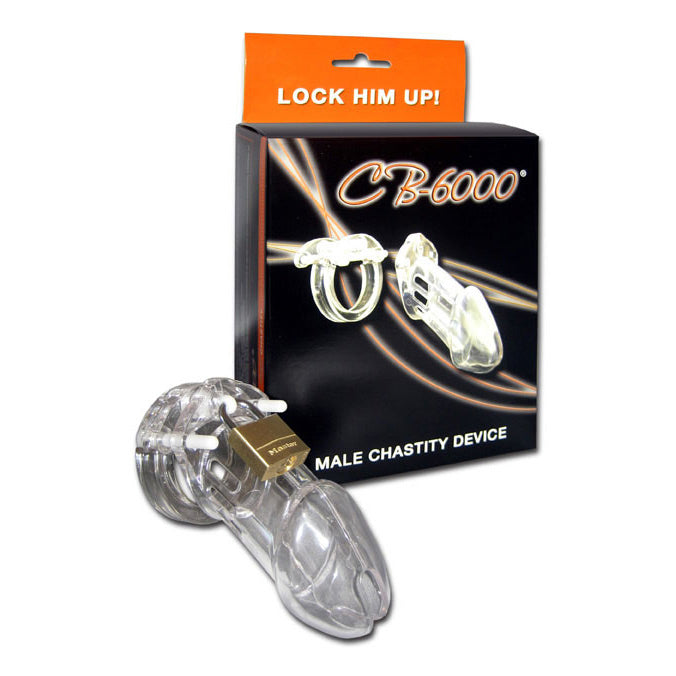 CB6000 CB-6000 Male Chastity Device Clear