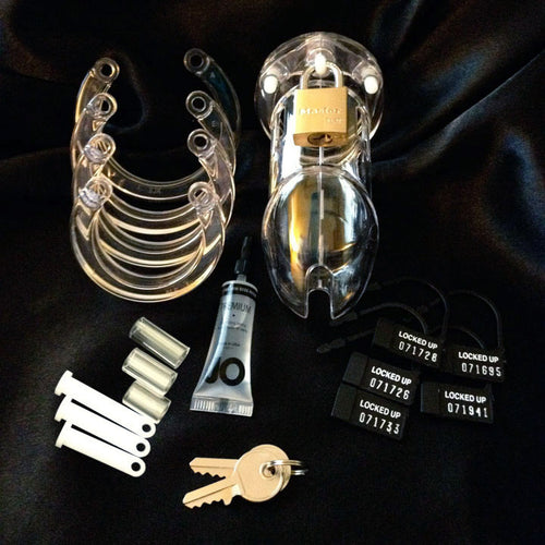 CB6000 CB-6000 Male Chastity Device Clear