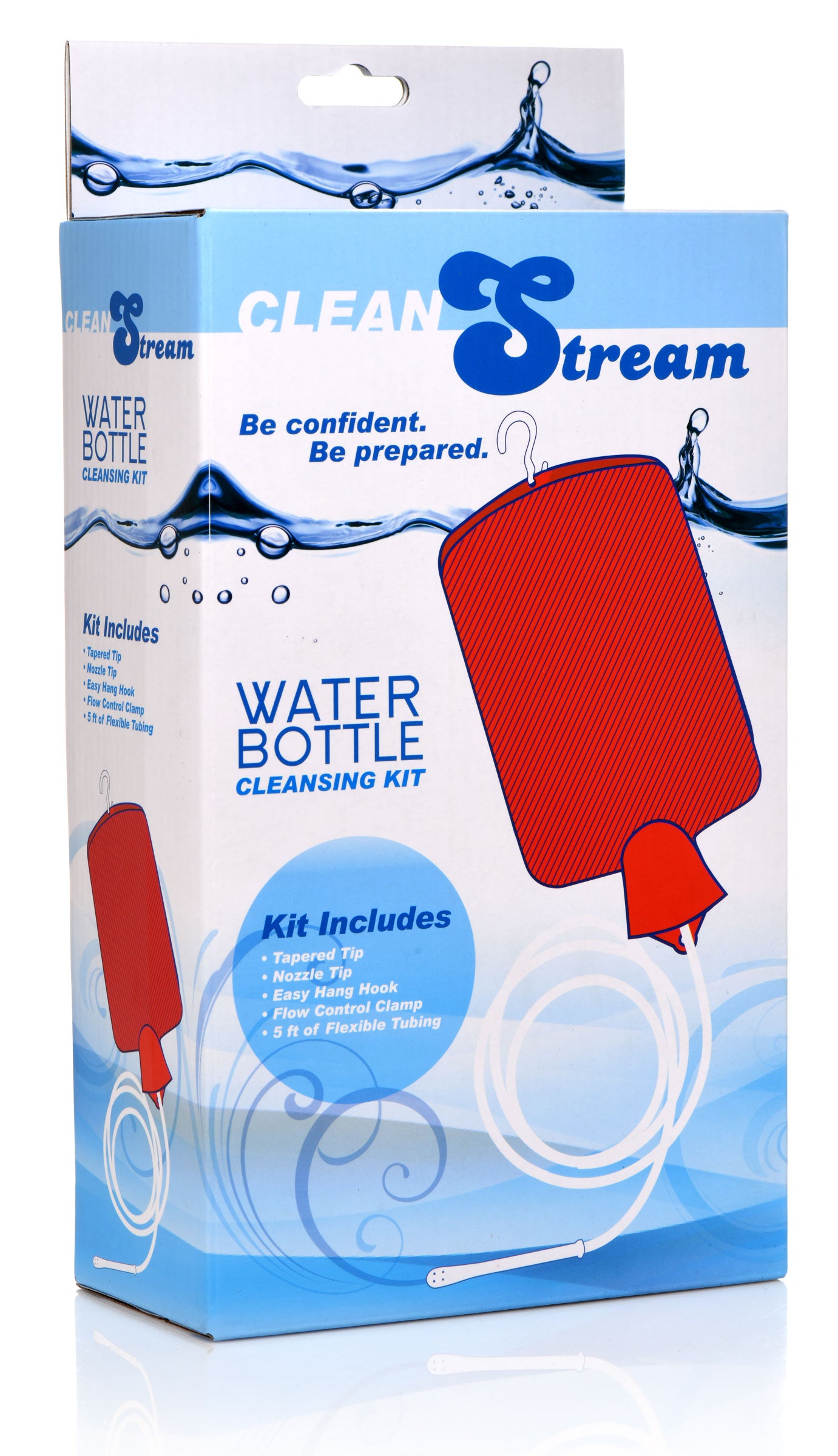 CleanStream CleanStream Water Bottle Douche Kit Red