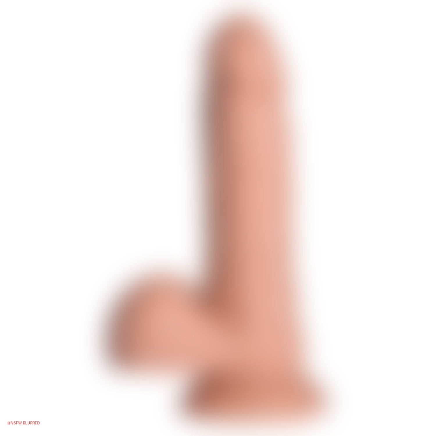 Curve Toys Mister Happy 5.5 Inch Dildo with Balls  - Light