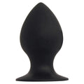 Rooster Daddy-O Silicone Anal Plug - Large Black