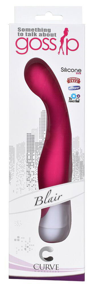Gossip Blair 7 Speed Silicone G-Spot Vibrator- Pink Pink