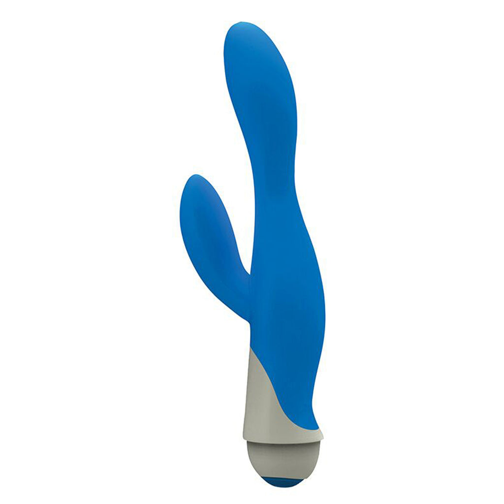Gossip Serena 7 Speed Silicone Rabbit Vibe- Blue Blue
