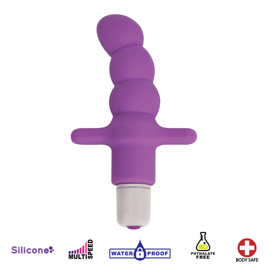 Gossip Desire Silicone Vibrating Anal Probe- Purple Purple