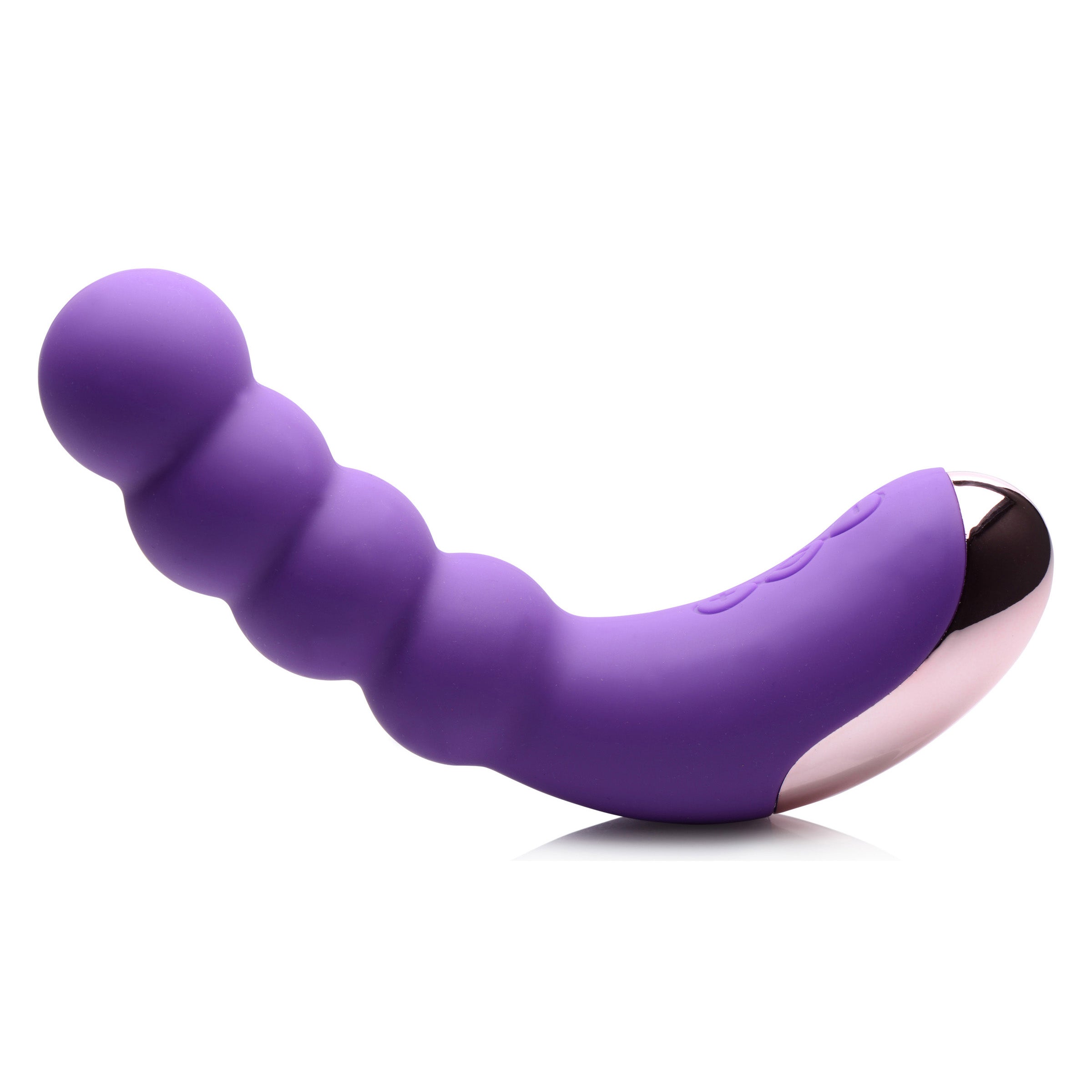 Gossip 50X Silicone Beaded Vibrator - Purple Purple