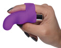 Gossip G-Thrill Silicone Finger Vibe - Purple Purple