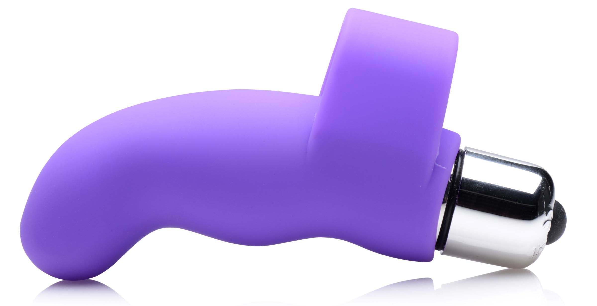 Gossip G-Thrill Silicone Finger Vibe - Purple Purple