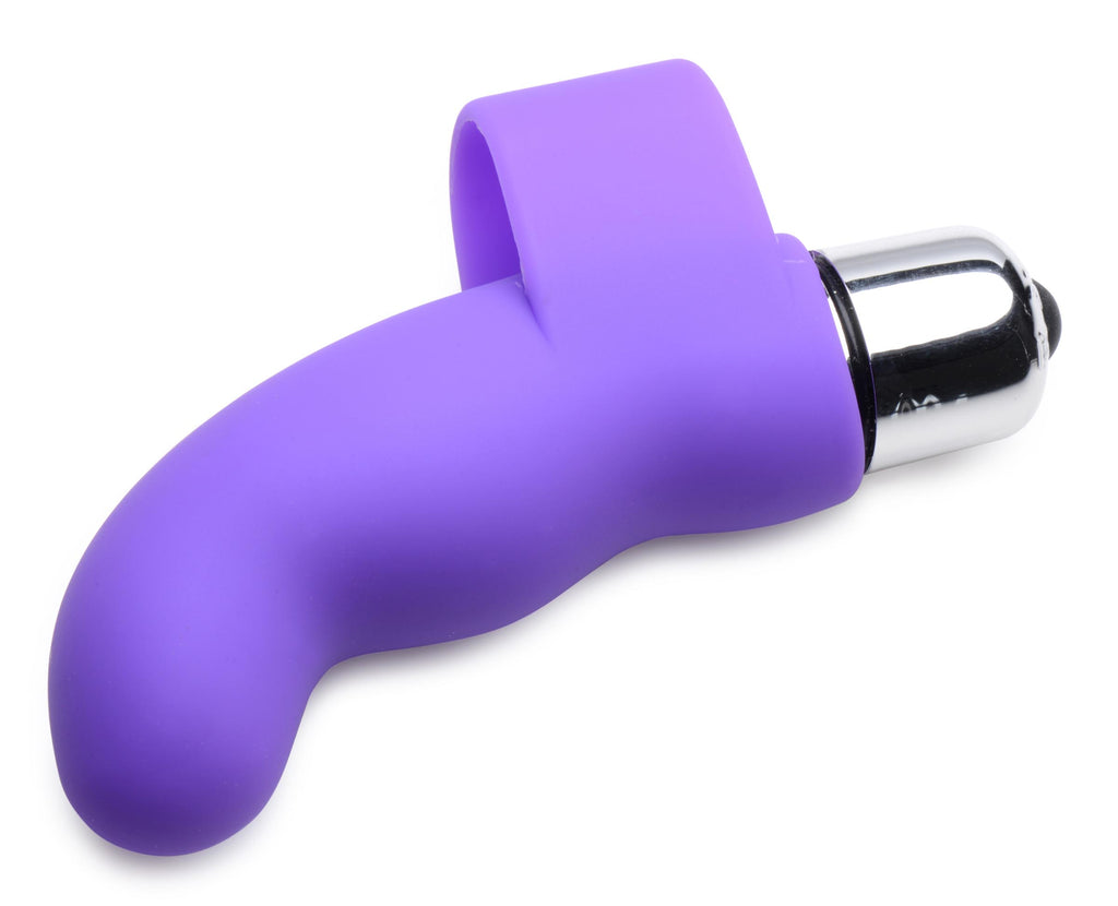 Gossip G-Thrill Silicone Finger Vibe - Purple Purple