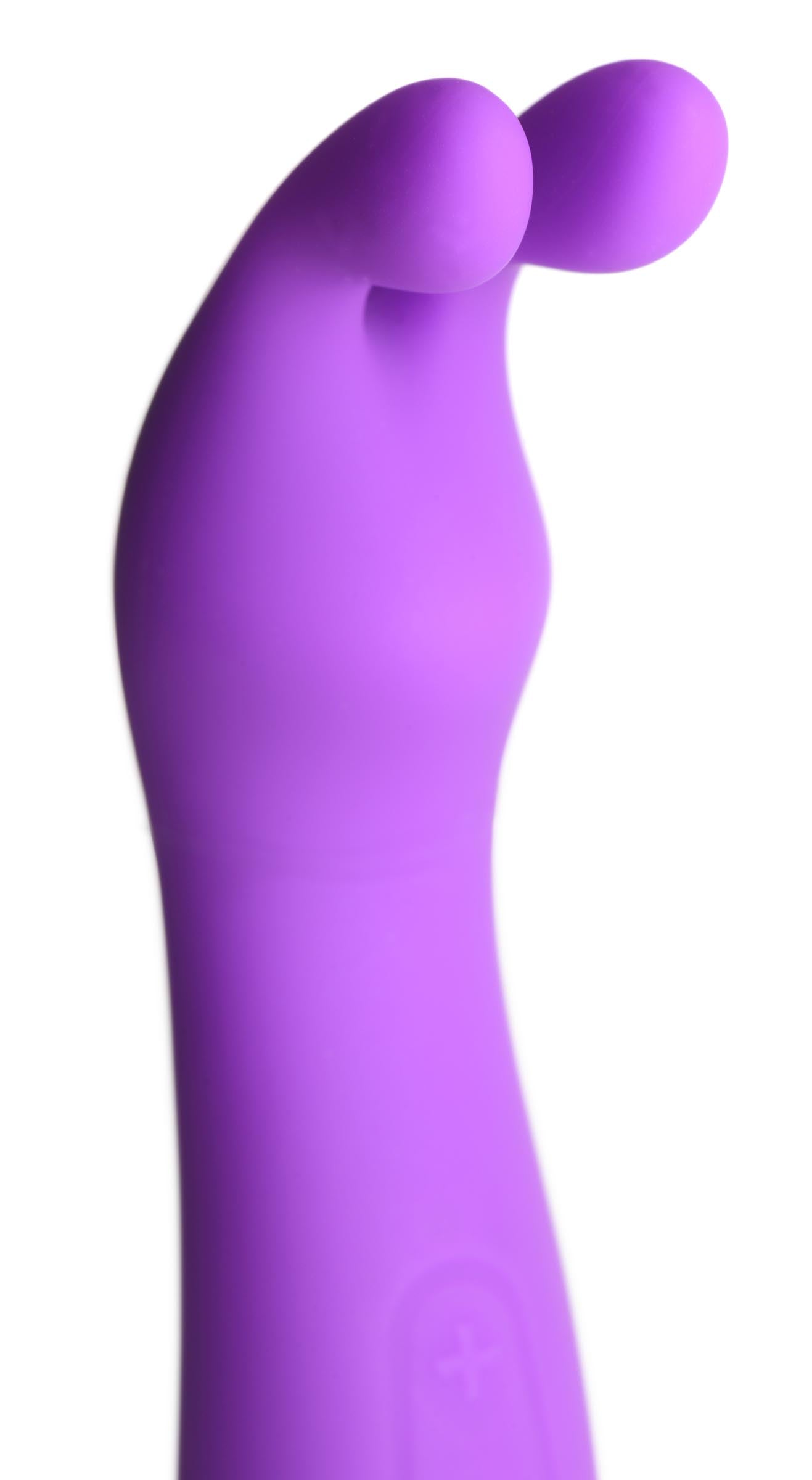 Gossip Zippy Silicone Rabbit Vibrator Purple
