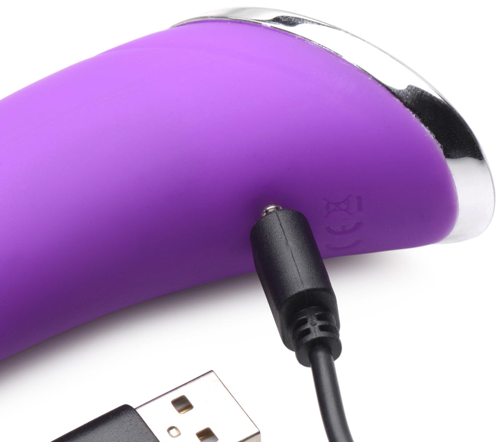 Gossip Zippy Silicone Rabbit Vibrator Purple