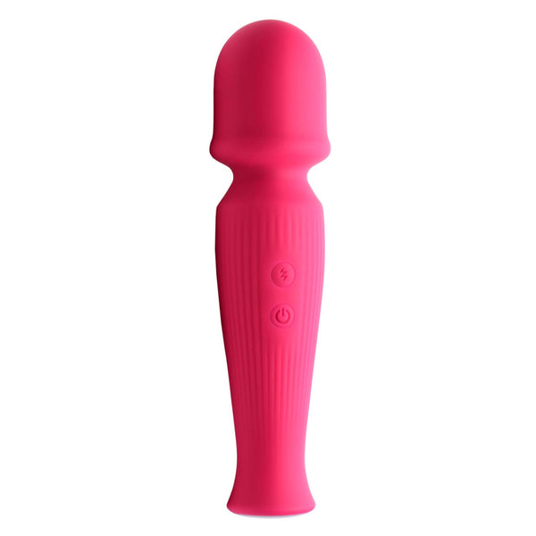 Curve Toys 10X Silicone Wand Massager - Magenta