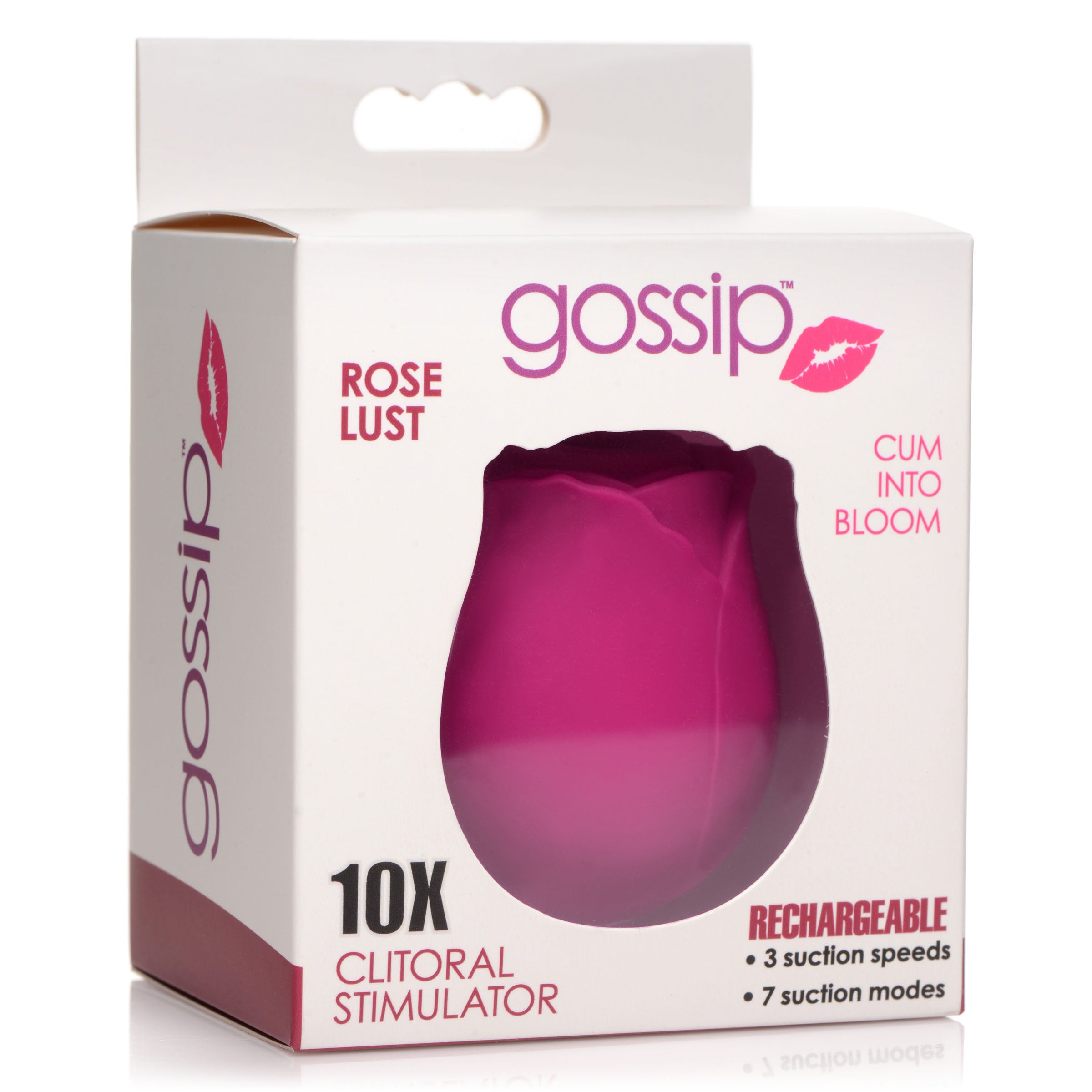Gossip 10X Violet Rose Lust Clitoral Stimulator Purple