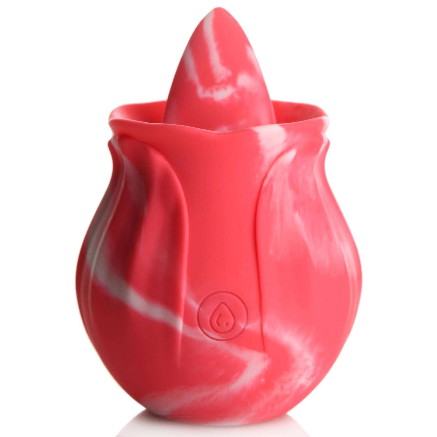 Curve Toys 10X Pink Twirl Silicone Licking Rose