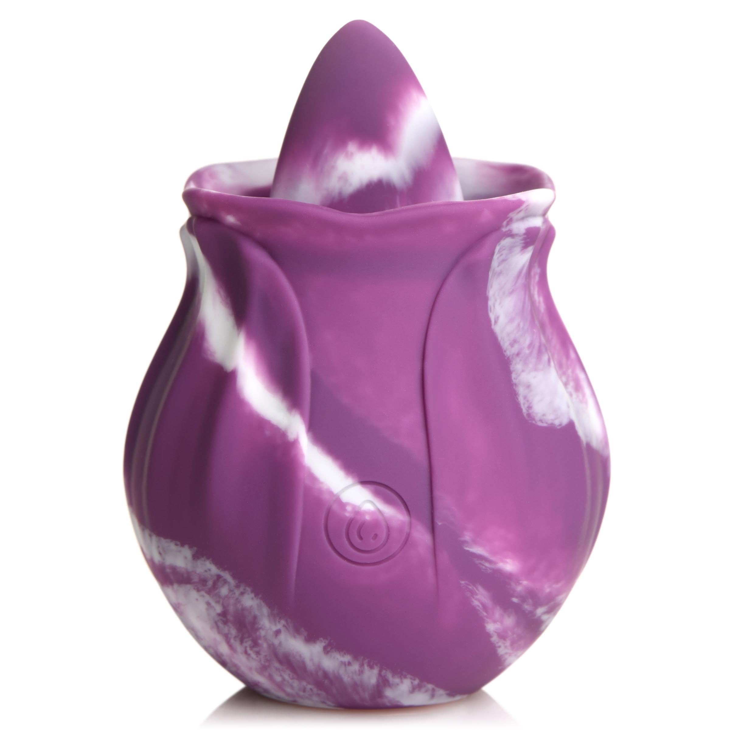 Gossip 10X Purple Twirl Silicone Licking Rose Purple