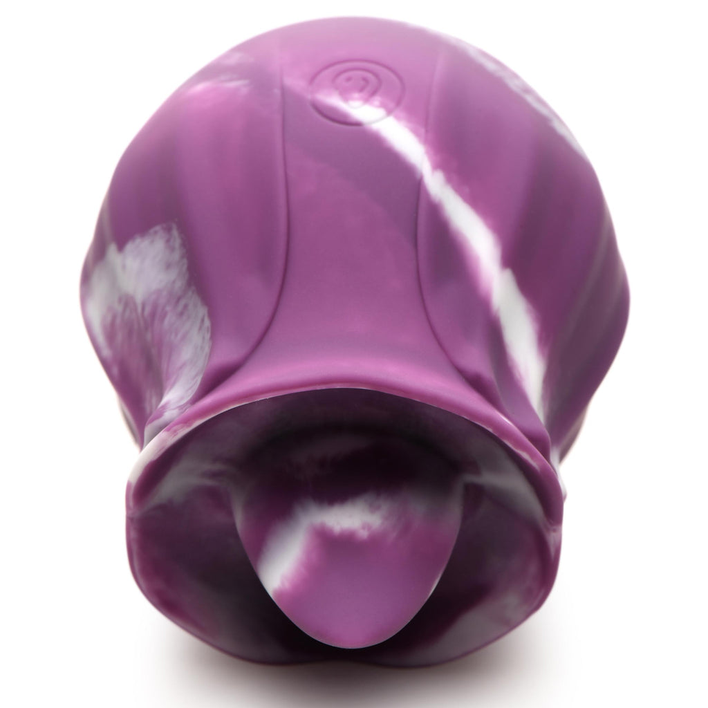 Gossip 10X Purple Twirl Silicone Licking Rose Purple