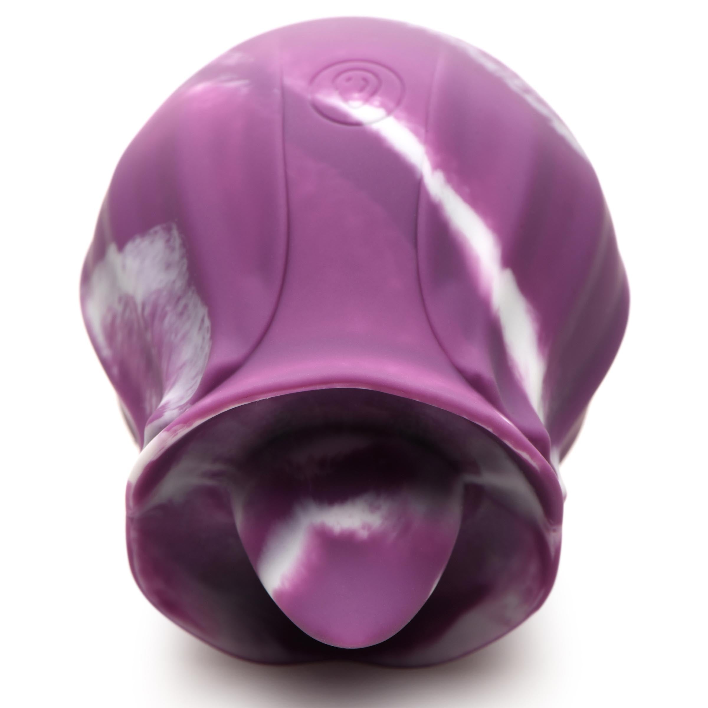 Gossip 10X Purple Twirl Silicone Licking Rose Purple
