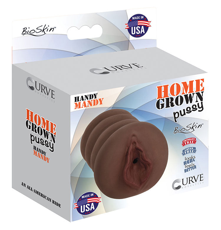 Home Grown Handy Mandy Pussy Stroker - Dark Brown