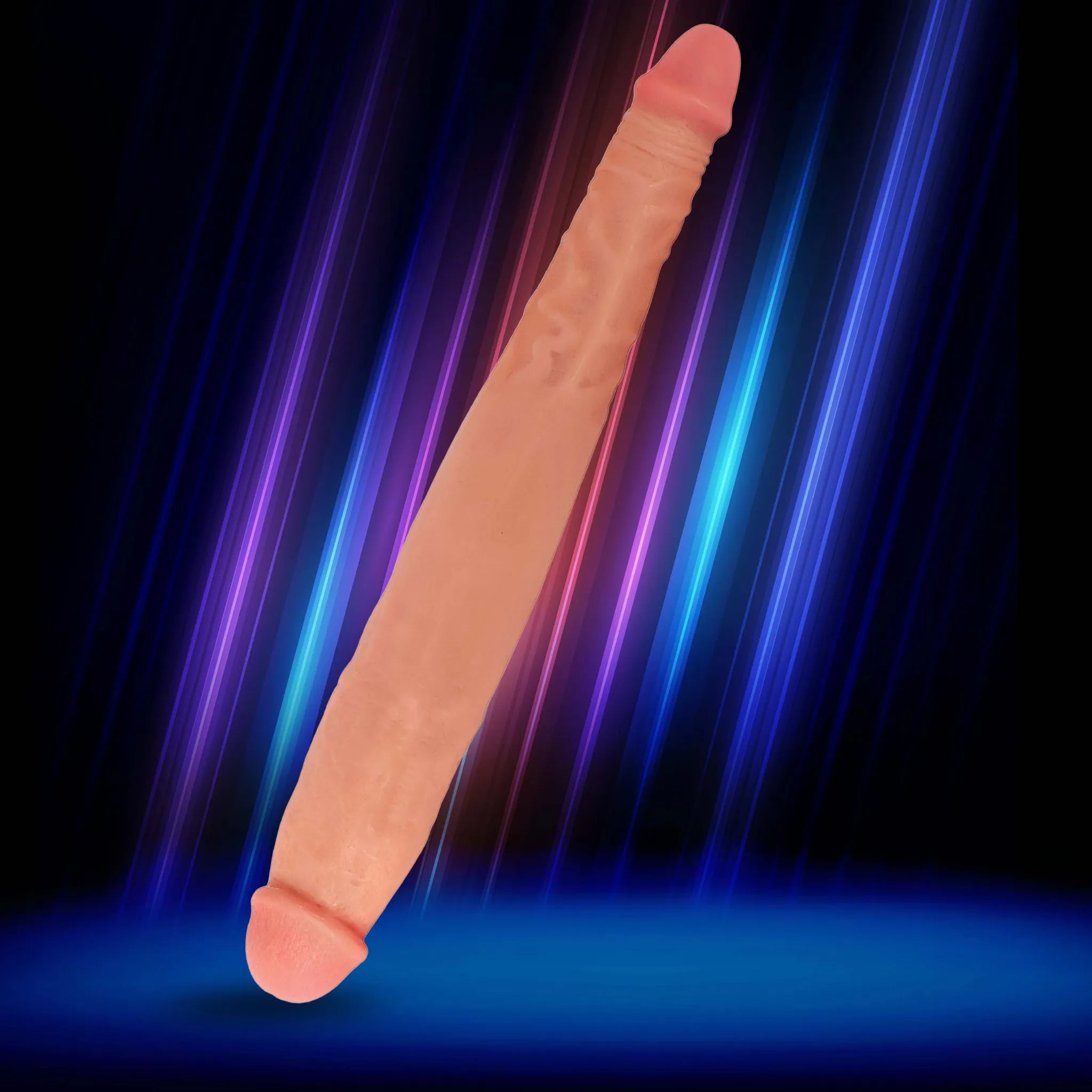 Jock JOCK 13 Inch Tapered Double Dong Flesh Flesh