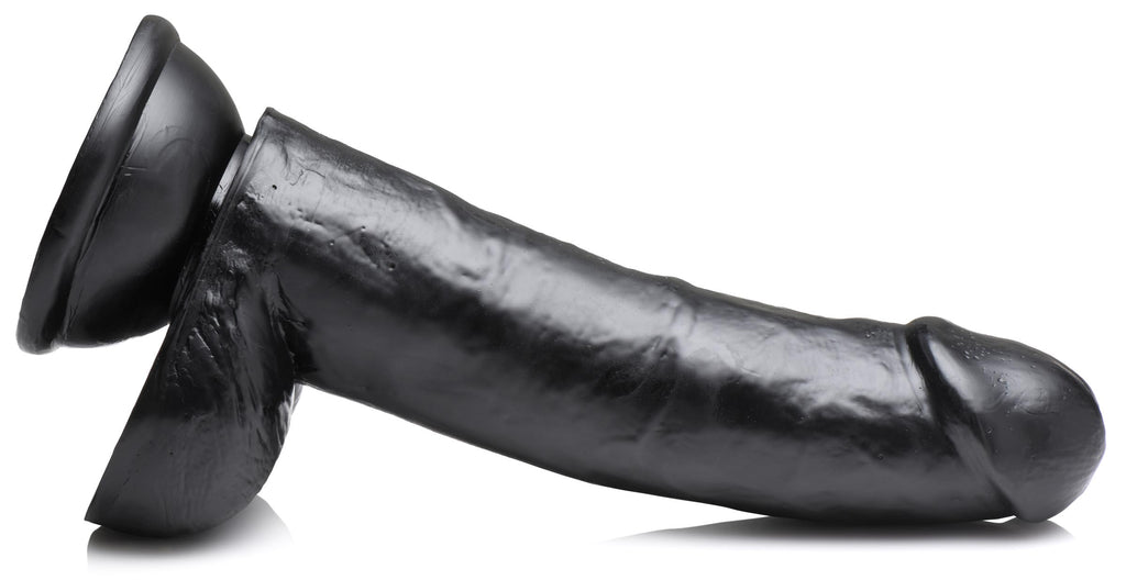 Jock JOCK 8 Inch Dong with Balls Black Black