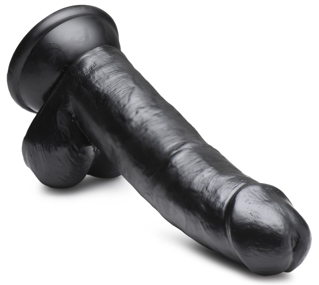 Jock JOCK 8 Inch Dong with Balls Black Black