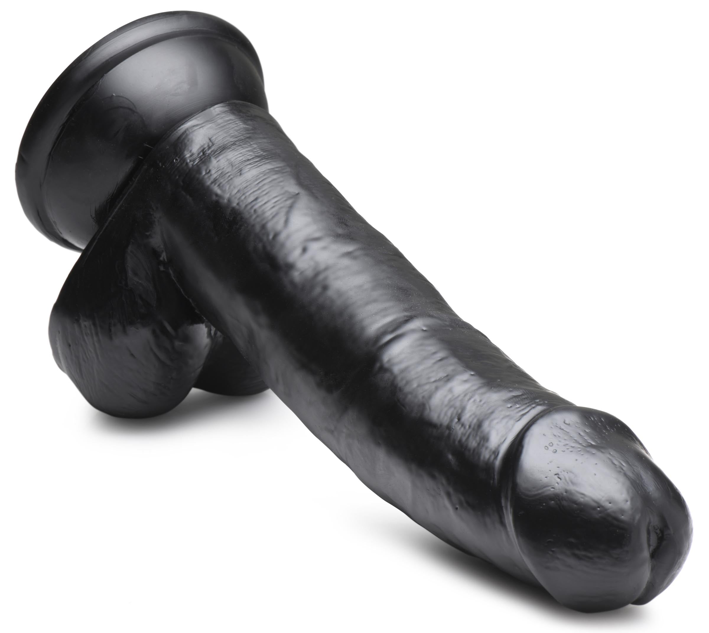 Jock JOCK 8 Inch Dong with Balls Black Black
