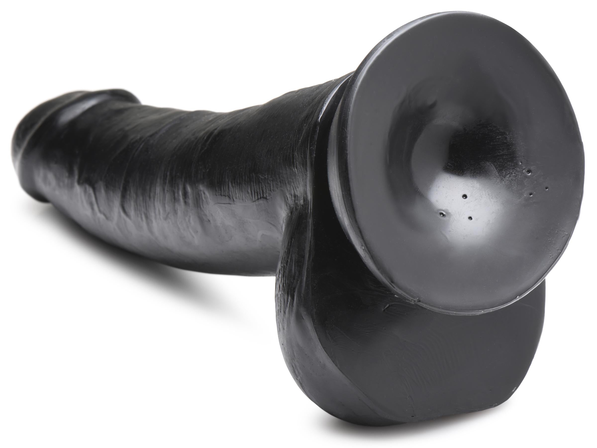 Jock JOCK 8 Inch Dong with Balls Black Black